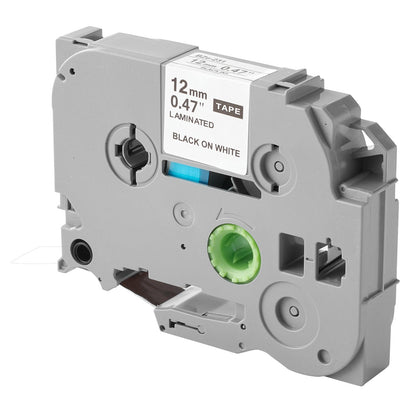 Etikettenband, 6er-Pack, 12 mm (0,47 Zoll), farbige Nachfüllpackungen für verschiedene Brother P-Touch-Geräte, Ersatz für Letra Tag TZe-131, TZe-231, TZe-431, TZe-531, TZe-631 und TZe-731