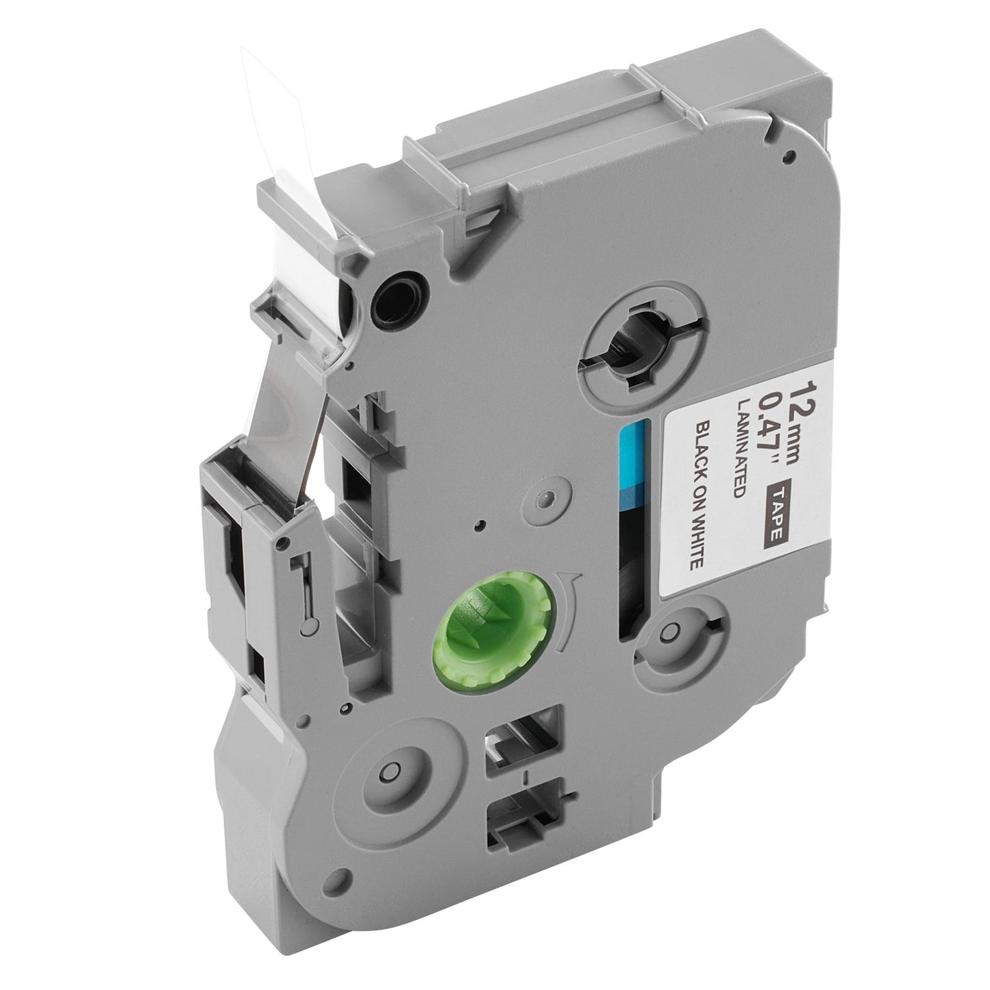 Etikettenband, 6er-Pack, 12 mm (0,47 Zoll), farbige Nachfüllpackungen für verschiedene Brother P-Touch-Geräte, Ersatz für Letra Tag TZe-131, TZe-231, TZe-431, TZe-531, TZe-631 und TZe-731