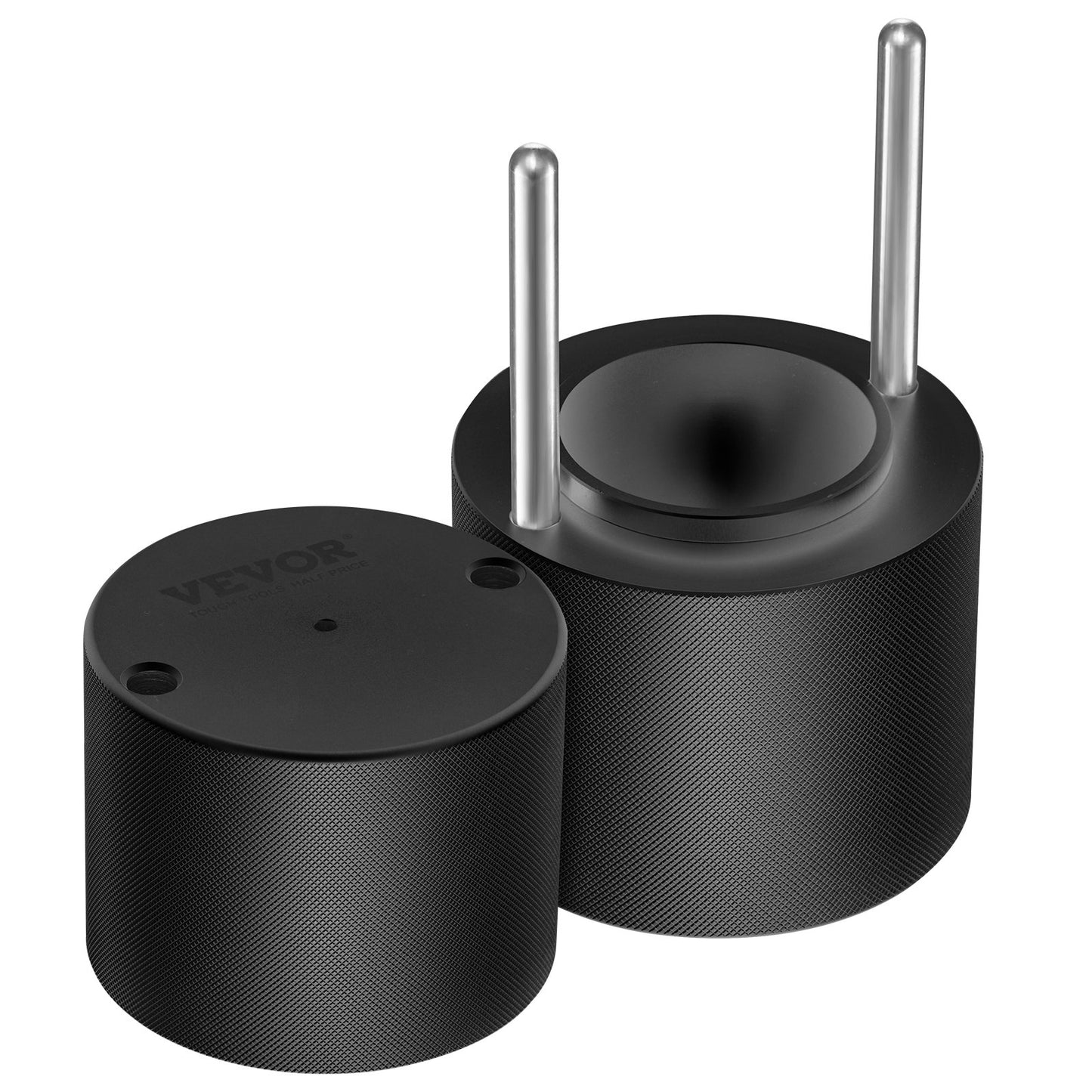 Eisballpress-Set, Eispresse aus Flugzeugaluminium mit Eisblockform, großer Matte, Zange, Abtropfschale, einem Glas, runder Eisballformer (60 mm Eiskugeln), ideal für Whisky, Cocktails, Partys und Feiertage