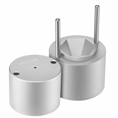 Ice Diamond Eisballpresse, 6 cm (2,4 Zoll) Eisballformer, Set aus Flugzeugaluminium für Ice Diamond Eisballpresse, Eispresse mit Zange und Abtropfschale, für Whisky, Cocktails, Bourbon, Scotch auf Partys und Feiertagen