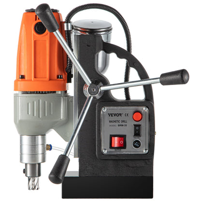 Magnetic Drill 220V-240V Magnetic Drilling Machine 980W, Metal Drill Press High Power 680 rpm, Multi-Function Metal Drill Press 35MM Core Drilling Machine for Drilling And Tapping