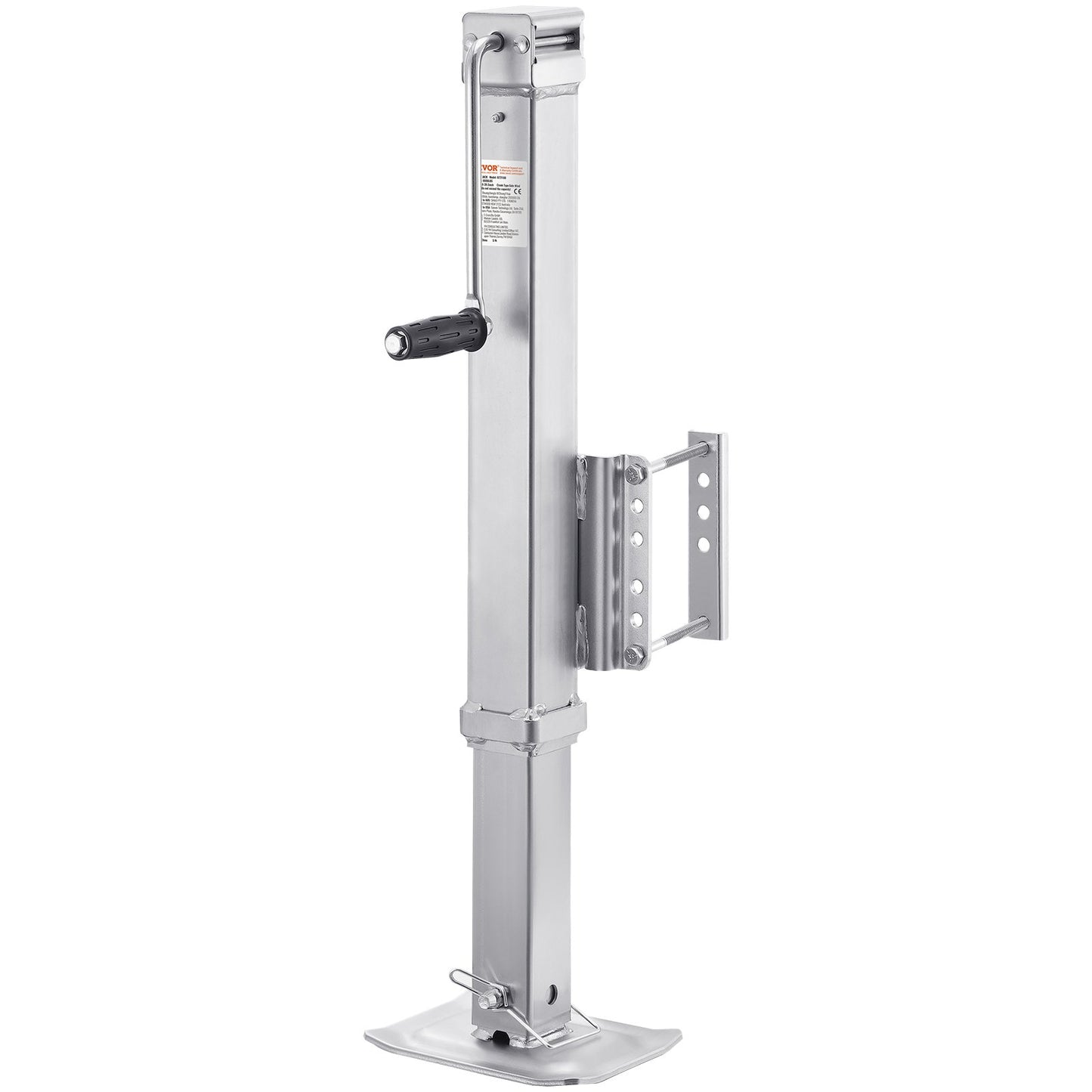 Trailer Jack, 8000 lbs Static Load Capacity, Heavy Duty Swivel Bolt-on Trailer Jack, 28.5" Lift Trailer Jack Stand with Handle for RV Trailer, Horse Trailer, Utility Trailer, and Yacht Trailer