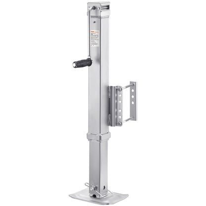 Trailer Jack, 8000 lbs Static Load Capacity, Heavy Duty Swivel Bolt-on Trailer Jack, 28.5" Lift Trailer Jack Stand with Handle for RV Trailer, Horse Trailer, Utility Trailer, and Yacht Trailer