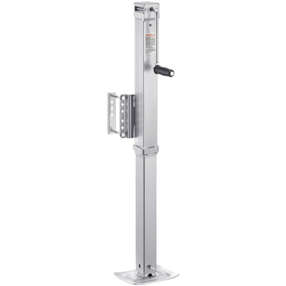 Trailer Jack, 8000 lbs Static Load Capacity, Heavy Duty Swivel Bolt-on Trailer Jack, 28.5" Lift Trailer Jack Stand with Handle for RV Trailer, Horse Trailer, Utility Trailer, and Yacht Trailer