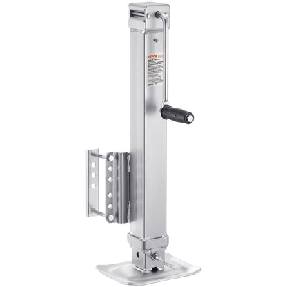 Trailer Jack, 8000 lbs Static Load Capacity, Heavy Duty Swivel Bolt-on Trailer Jack, 28.5" Lift Trailer Jack Stand with Handle for RV Trailer, Horse Trailer, Utility Trailer, and Yacht Trailer