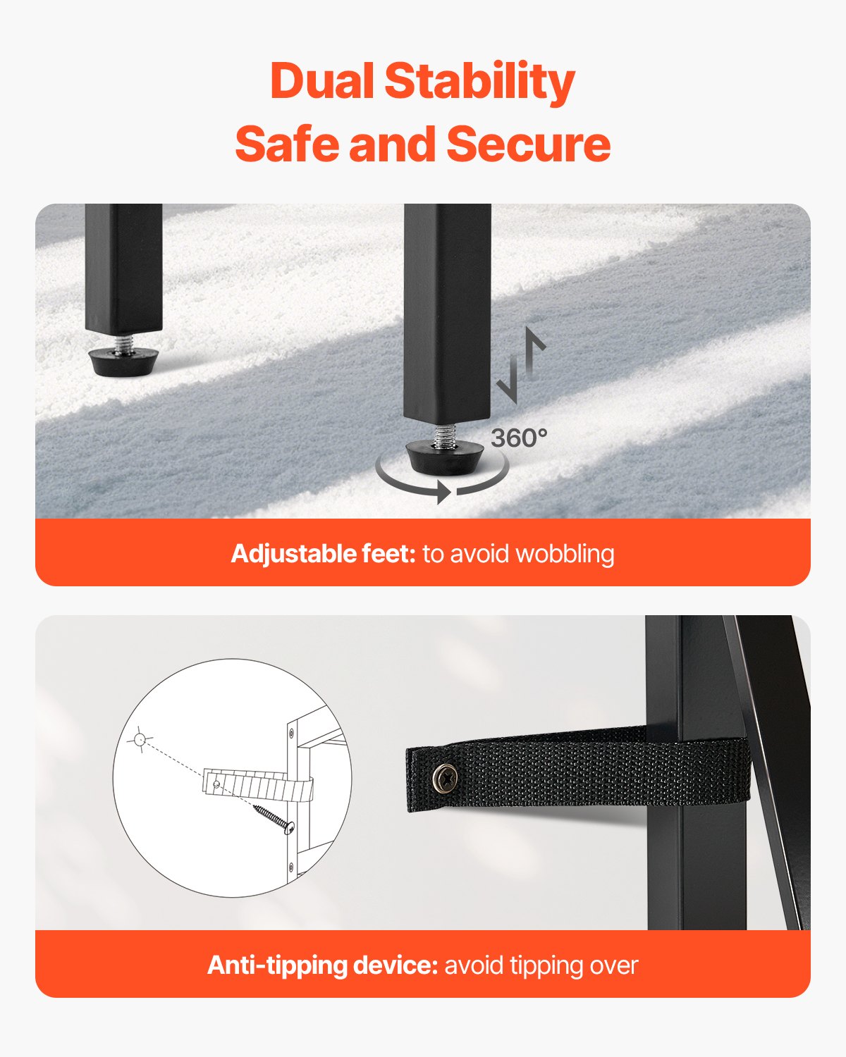 Narrow Console Sofa Table, 55.1 inches Behind Couch Table, 3-Tier Long Entryway Table and Skinny Hallway Table, Narrow Sofa Table with Metal Frame, for Entryway, Hallway, Living Room & Bedroom
