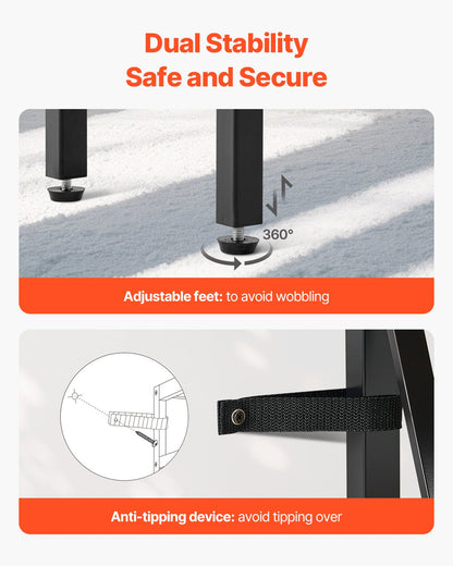 Narrow Console Sofa Table, 55.1 inches Behind Couch Table, 3-Tier Long Entryway Table and Skinny Hallway Table, Narrow Sofa Table with Metal Frame, for Entryway, Hallway, Living Room & Bedroom
