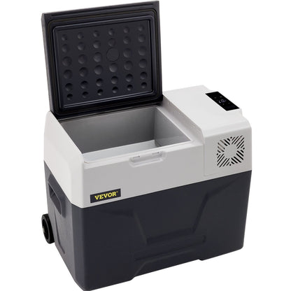 30-Liter-Kompressor-Kühlschrank für Autos, tragbar, klein, für Fahrzeuge wie Pkw, Lkw, Wohnmobile und Boote, Mini-Elektrokühler für Autofahrten, Reisen, Angeln, Outdoor-Aktivitäten und Zuhause