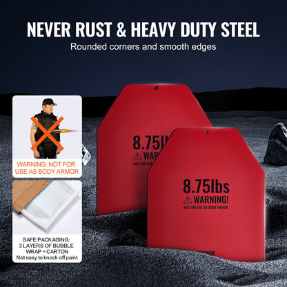 Gewichtsscheiben für Gewichtswesten, 8,75 lb (ca. 4 kg) pro Paar, hochwertige Stahlgewichtsscheiben, ergonomische Passform – WODs, Zusatzgewicht für Gewichtswesten, für Krafttraining, Laufen, Fitness, intensive Workouts