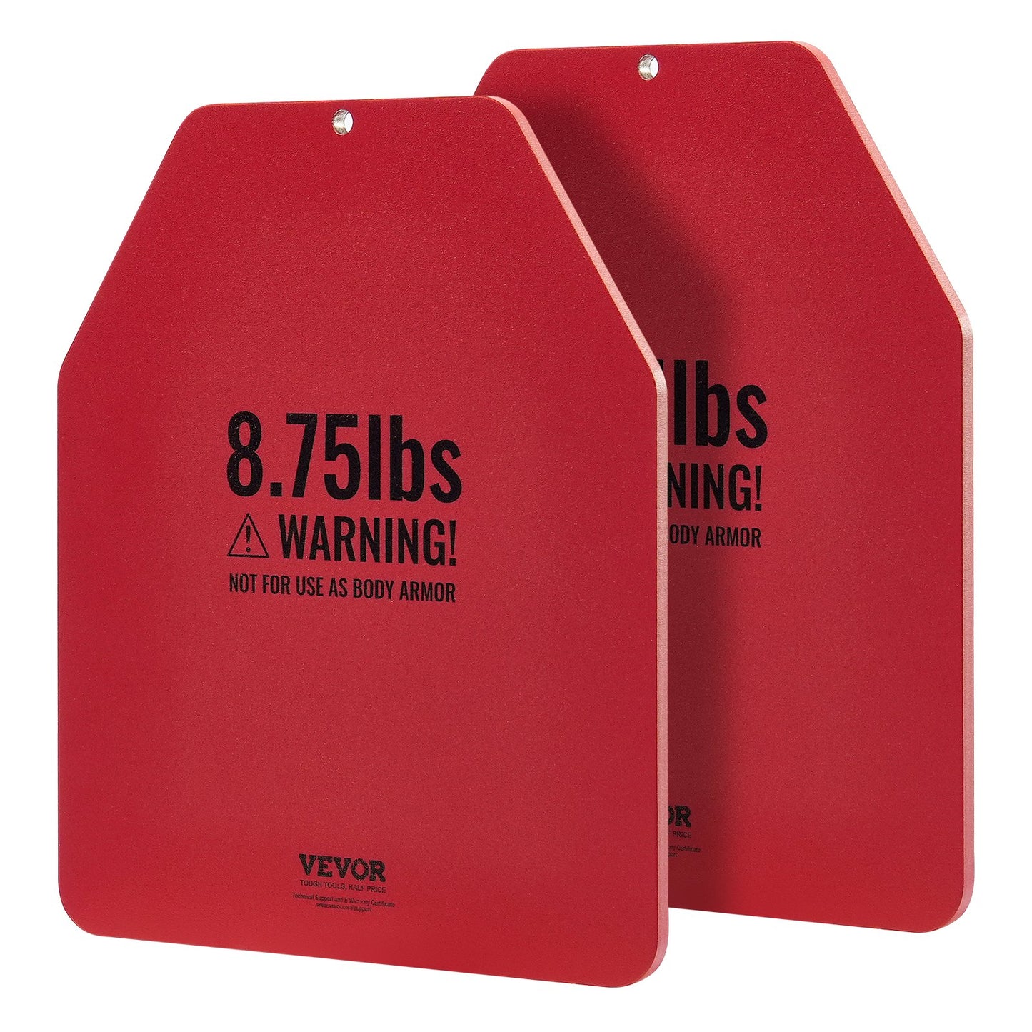 Gewichtsscheiben für Gewichtswesten, 8,75 lb (ca. 4 kg) pro Paar, hochwertige Stahlgewichtsscheiben, ergonomische Passform – WODs, Zusatzgewicht für Gewichtswesten, für Krafttraining, Laufen, Fitness, intensive Workouts