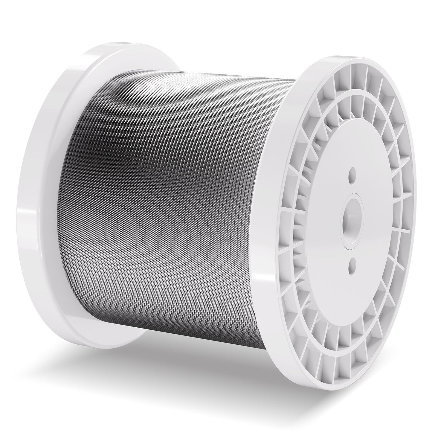 Wire Rope Kit, 1/8" 1000 ft 316 Stainless Steel Cable with Cutter and Gloves, 1600 lbs Breaking Strength, 7x7 Strands Construction Marine Aircraft Grade for Handrail Stair Decking Fence Outdoors