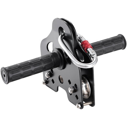 Zipline Kit for Kids and Adult, 60 ft Zip Line Kits Up to 500 lb, Backyard Outdoor Quick Setup Zipline, Playground Entertainment with Stainless Steel Zipline, Spring Brake, Safety Harness, Seat