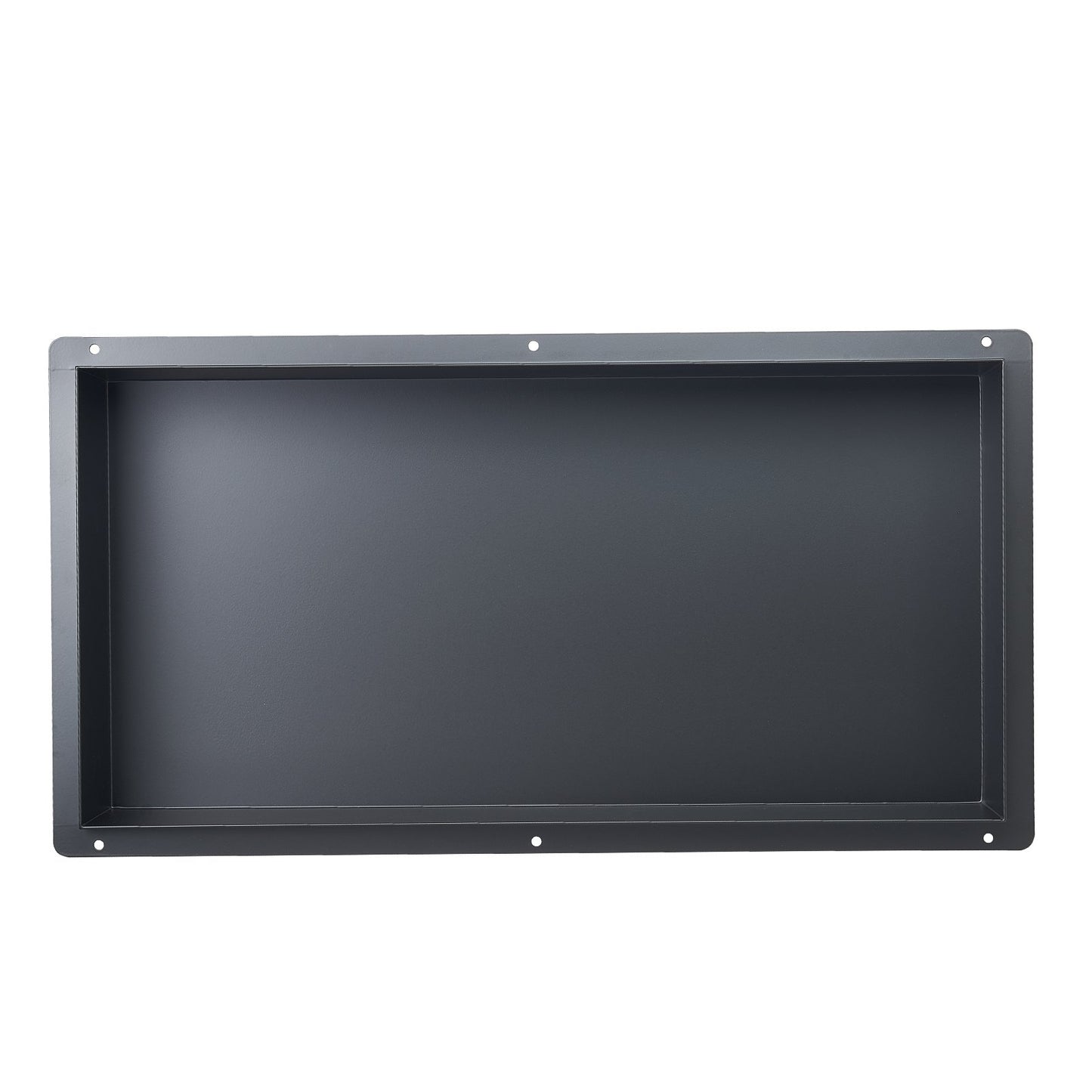 Shower Niche, 33.0 x 63.5 x 10.2 cm Frameless Recessed Wall Niche, Heavy-duty Stainless Steel Modern Shampoo Storage Organizer, Sealed Waterproof, Durable & Easy to Install, Black for Bathroom