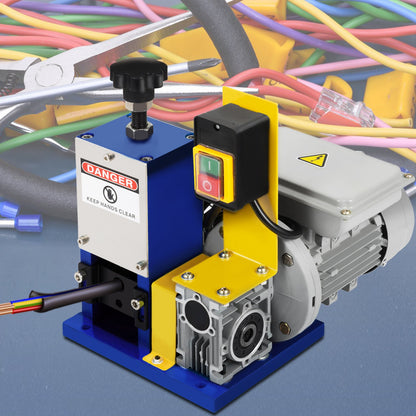 Electric Wire Stripping Machine Φ1.5mm~Φ25mm 180W Portable Automatic Wire Stripper Cable Single Phase Wire Stripping Machine with An Extra Blade for Scrap Copper Recycling