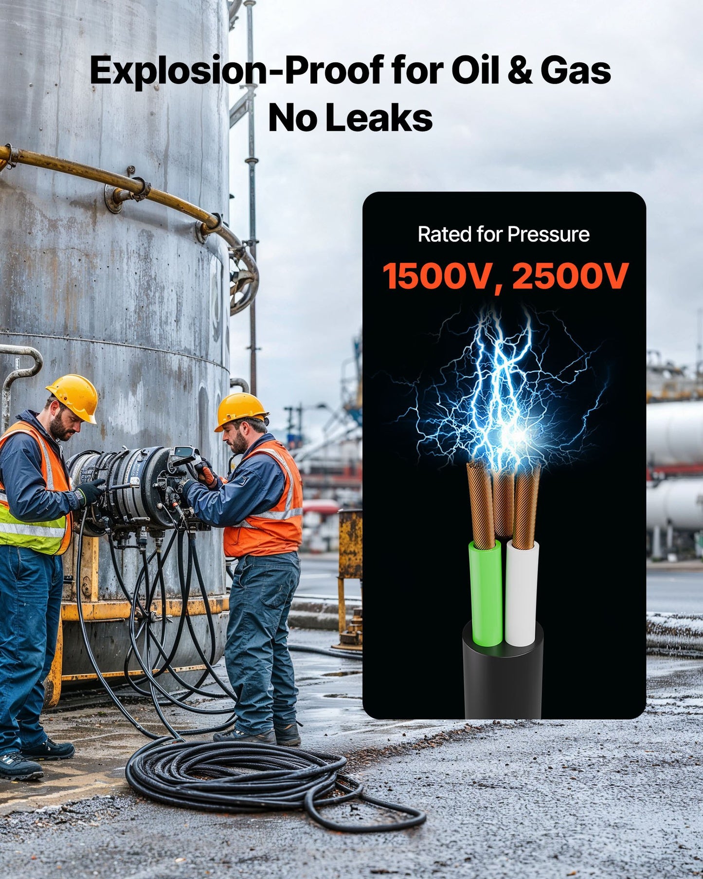 100 Fuß (30,48 m) 10AWG (6 mm²) Premium-Stromkabel, Kupfer-Verlängerungskabel