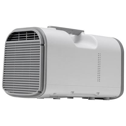 Portable Air Conditioner, 4250 BTU 3-Speed Air Conditioning Unit with 24H Timer, Air Portable AC Adjustable from 16-32℃, Compatible with AC/DC, for Outdoor Tent Camping, RVs or Home Use, White
