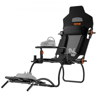 Klappbarer Rennlenkradständer für Logitech G923/G920/G29, Lenkradständer und Fußpedalwinkel verstellbar, tragbares Stahl-Fahrsimulator-Cockpit – Thrustmaster T248P, GT-/Formel-Modus, große Ausführung