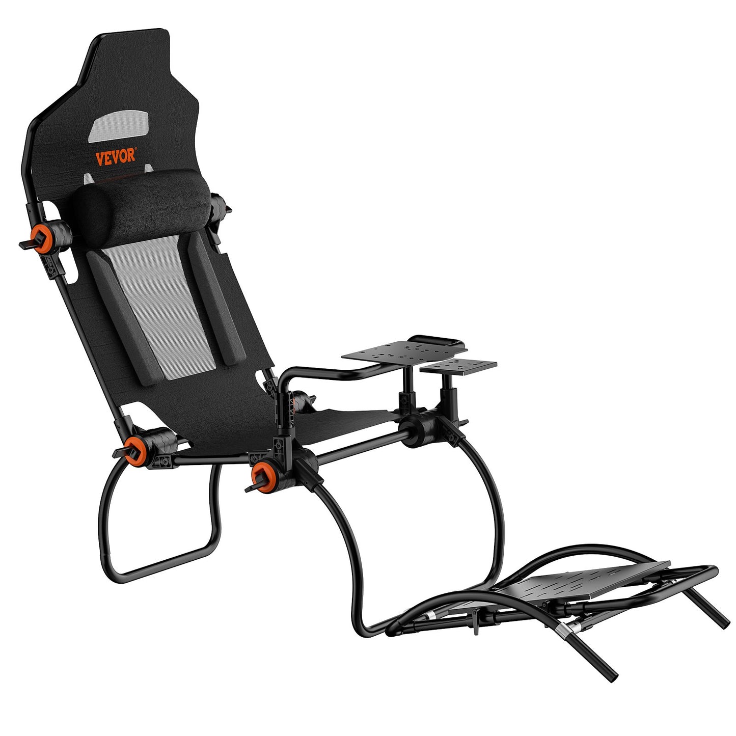 Klappbarer Rennlenkradständer für Logitech G923/G920/G29, Lenkradständer und Fußpedalwinkel verstellbar, tragbares Stahl-Fahrsimulator-Cockpit – Thrustmaster T248P, GT-/Formel-Modus, große Ausführung