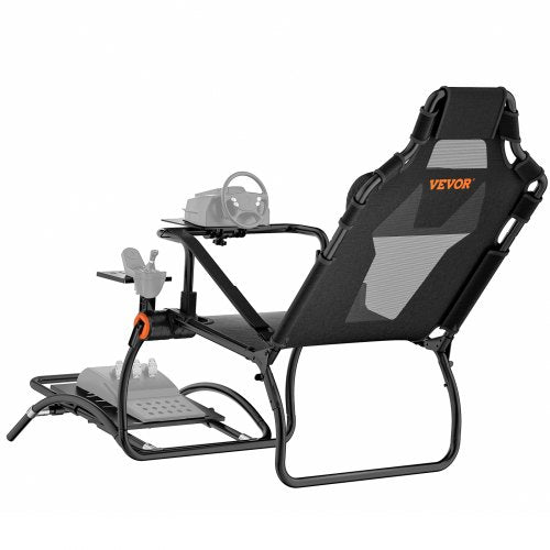 Zusammenklappbarer Rennlenkradständer für Logitech G923/G920/G29, Lenkradständer und Fußpedalwinkel verstellbar, tragbarer Fahrsimulator aus Stahl – Thrustmaster T248P, Fanatec, Hori, Compact