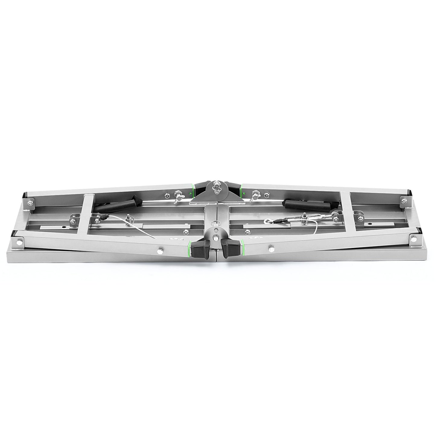 Arbeitsplattform, 3-fach höhenverstellbar, klappbare Trittleiter aus legiertem Stahl, tragbare Gerüstplattform, Tragkraft 181 kg, rutschfeste Gummifüße, Trockenbau-Malerhocker, zum Reinigen und Waschen