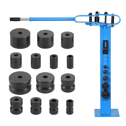 Manuelle Rohrbiegemaschine mit 14 Biegebacken, robustes 200°-Biegewerkzeug für Kupfer-, Aluminium- und Eisenrohre, ideal für Reparaturen an Klimaanlagen, Kühlschränken und Autos.