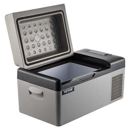 20-Liter-Kompressor-Kühlschrank für Autos, tragbar, klein, für Fahrzeuge wie Pkw, Lkw, Wohnmobile und Boote, Mini-Elektrokühler für Autofahrten, Reisen, Angeln, Outdoor-Aktivitäten und Zuhause