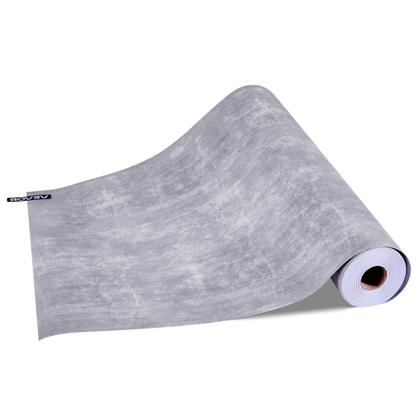 Selbstklebende, wasserfeste Kontaktfolie (40 cm x 15 m) im Industriestil, leicht zu reinigen, ideal für Schlafzimmer, Küche, Büro und Badezimmer. Dunkelgrau.