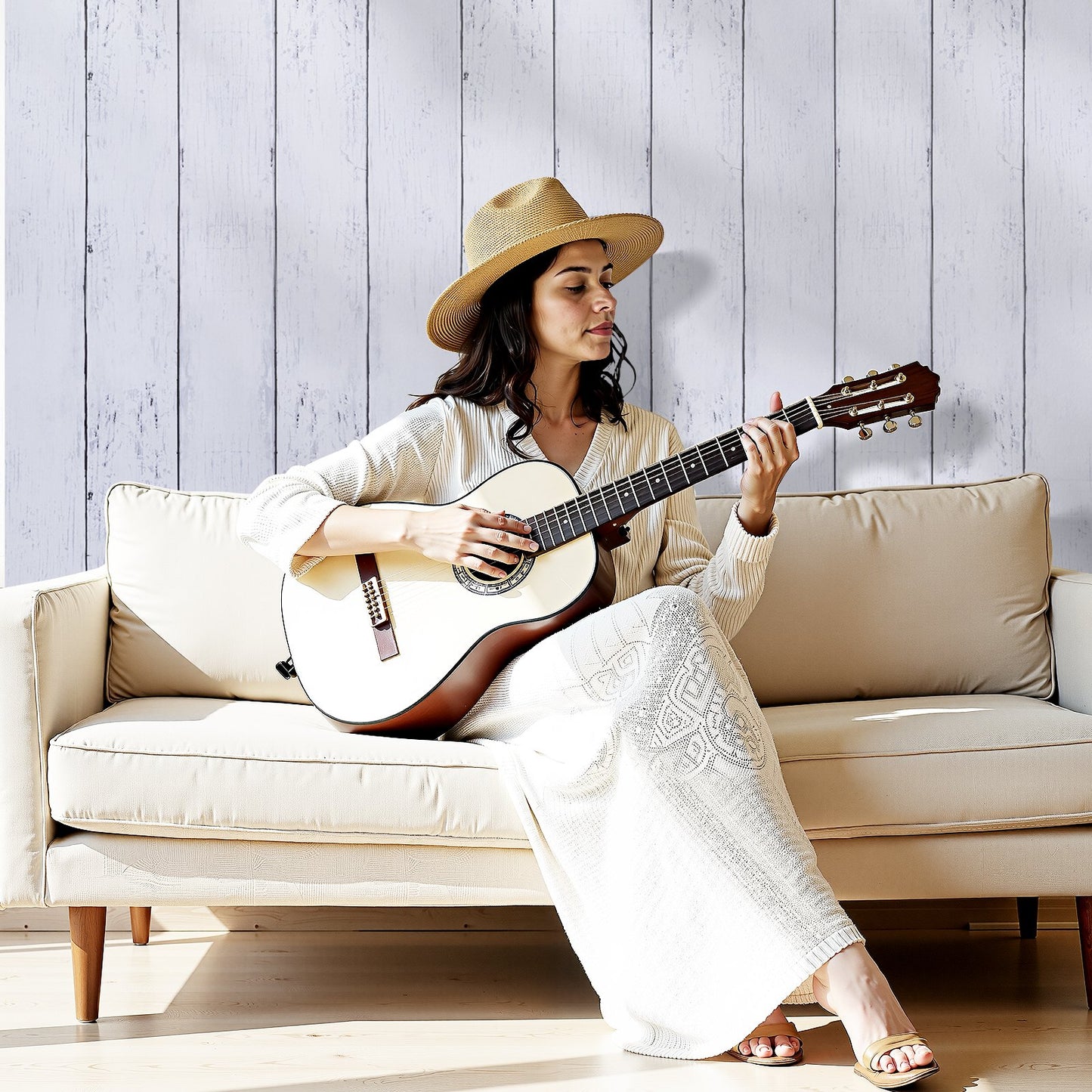 Selbstklebende Tapete, 45 cm x 15 m, Kontaktpapier, weiß, Holzstruktur, wasserfest, leicht zu reinigen und abziehbar, dekorative Vinylrolle für Schlafzimmer, Küche, Büro, Badezimmer, Schreibtisch