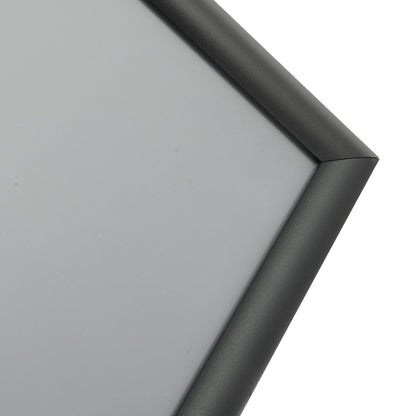 Pedestal Sign Holder, 11 x 17 Inch Vertical and Horizontal Adjustable Poster Stand, Heavy-Duty Floor Standing Sign Holder with Metal Base for Display, Advertisement, and Outdoor, Black