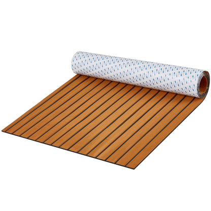 Boat Flooring, EVA Foam Boat Decking 240 x 116.8 cm, Non-Slip Self-Adhesive Flooring, 2.8 m² Marine Carpet for Boats, Yacht, Pontoon, Kayak Decking