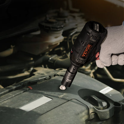 1/2"-Antrieb Schlagschrauber-Steckschlüsselsatz, 13-teiliger Tiefbett-Steckschlüsselsatz metrisch 10–24 mm, 6-kant, aus CR-V-Legierungsstahl für Autoreparaturen, gut lesbare Größenmarkierungen, robuste Ausführung, inklusive Aufbewahrungskoffer