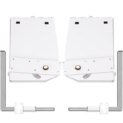 Murphy Wandmontage-Federmechanismus, robustes Befestigungsmaterial, DIY-Set für Kingsize- und Queensize-Betten (vertikal), Weiß
