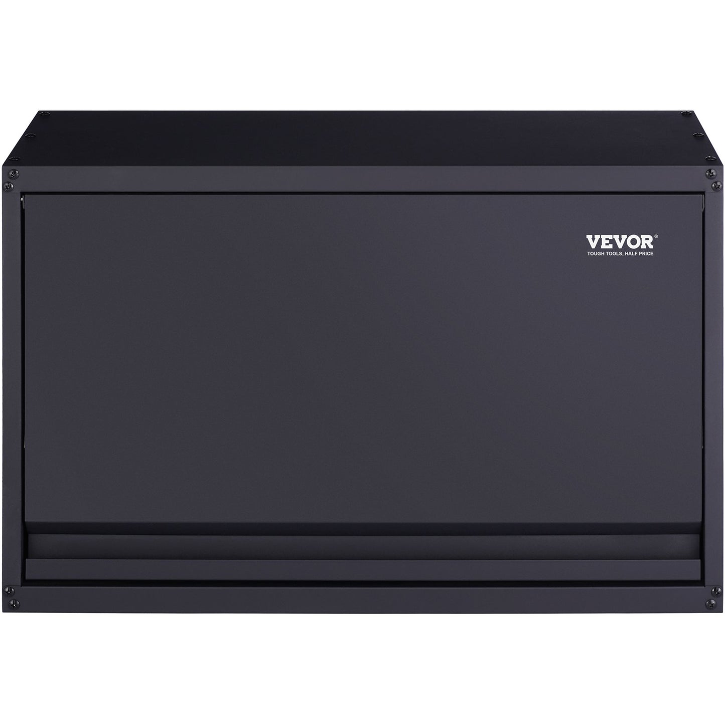 Metal Storage Cabinet, 54.4 kg Load Capacity per Shelf, 50.8 cm Tall Wall-Mounted Powder-Coating Steel Garage Cabinet with Adjustable Shelf, Press to Lock & Open Door, Perfect for Office Home Garage