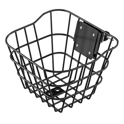 Fahrradkorb vorne, Elektrorollerkorb mit fester Halterung – max. Tragkraft 9 kg, aus robustem Stahl gefertigt, Fahrradkorb für Kinder/Erwachsene/Zubehör für Knie-Elektroroller