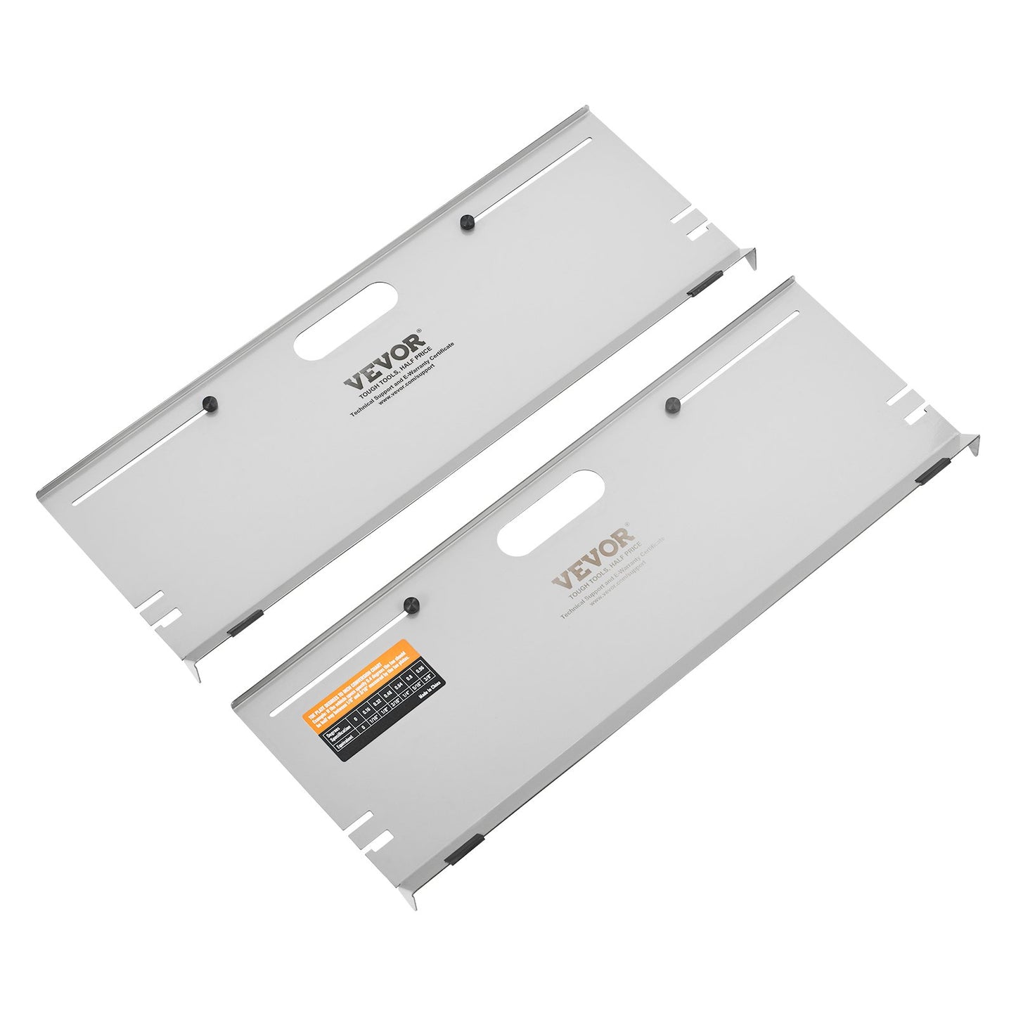 Wheel Alignment Tool, 2-Pack Alignment Tool Toe Plates, Stainless Steel Toe Angle Measurement Tool Plate, 4 Alignment Rods and Magnetic Slots, Includes Measuring Tapes & Conversion Chart