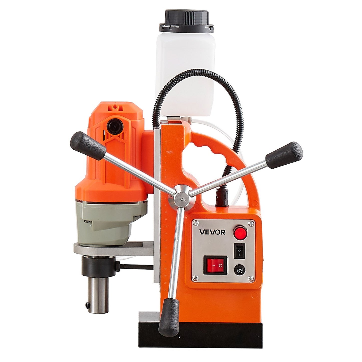 Magnetic Drill Press, 1200 W, 38 mm Boring Diameter, 10000N Power Mag Drill Press, 900 RPM Speed, with Weldon Shank, Efficient Cooling, for Metal Surface, Industrial and Home Improvement