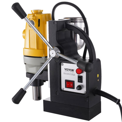 1100-W-Magnetbohrmaschine mit 12000 N Magnetkraft und 6 HSS-Ringbohrern