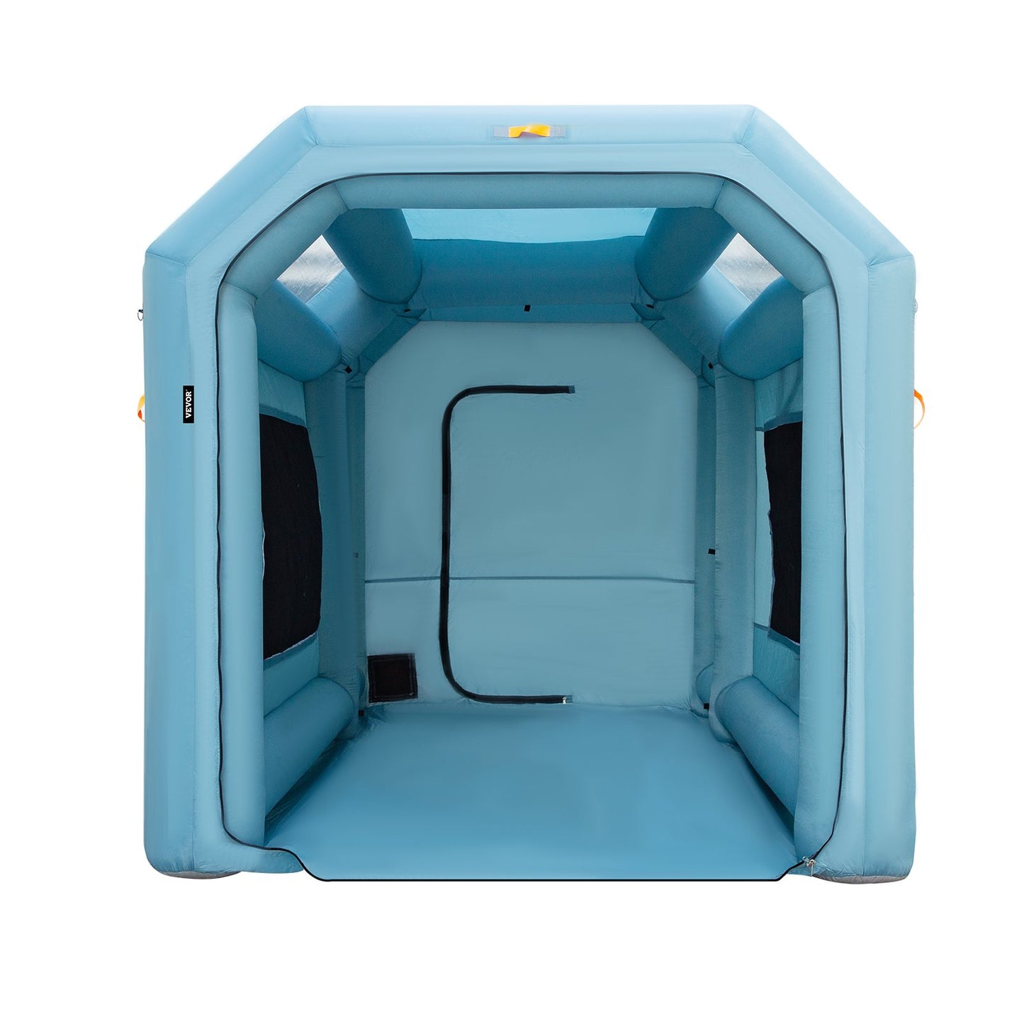 Portable Inflatable Paint Booth, 396.24 x 243.8 x 243.8 cm Inflatable Spray Booth, Car Paint Tent w/ Air Filter System & 2 Blowers, Upgraded Blow Up Spray Booth Tent, Auto Paint Workstation Motorcycle Garage