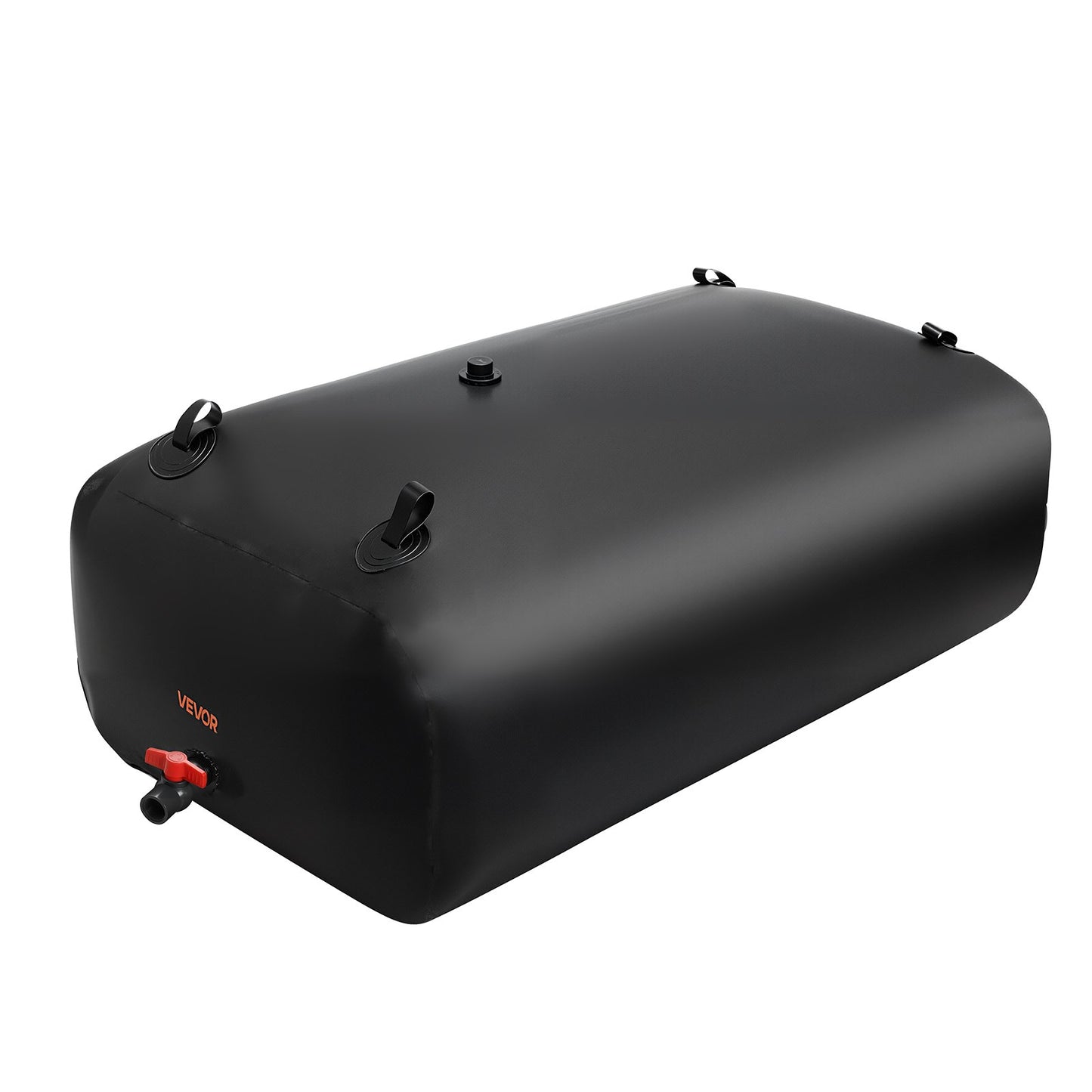 Wasserspeicherblase, 540 l, 1000D PVC, große, weiche Tasche, faltbar und tragbar für Gartenbewässerung, Camping, Wohnmobil und Notfälle – Schwarz