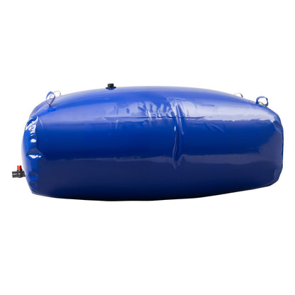 Wasserspeicherblase, 540 l, 1000D PVC, große, weiche Tasche, faltbar und tragbar, für Gartenbewässerung, Camping, Wohnmobil, Brandschutz – Blau
