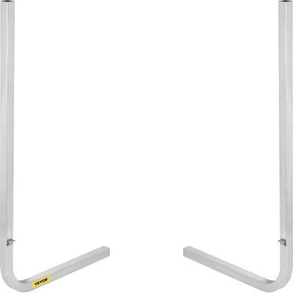 Boat Trailer Guide-ons, 46\", One Pair Aluminum Trailer Guide ons, Rust-Resistant Trailer Guides with Adjustable Width, Mounting Parts Included, for Ski Boat, Fishing Boat or Sailboat Trailer