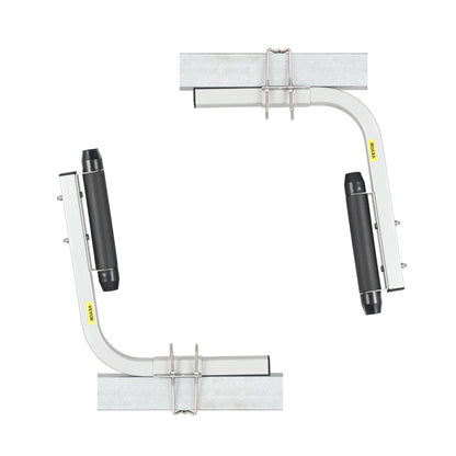 Boat Trailer Guide, 52.1 cm Adjustable Design Trailer Guide Poles, 2PCS Rustproof Galvanized Steel Trailer Guide ons, Heavy Duty Roller Guide Design, for Ski Boat, Fishing Boat or Sailboat Trailer