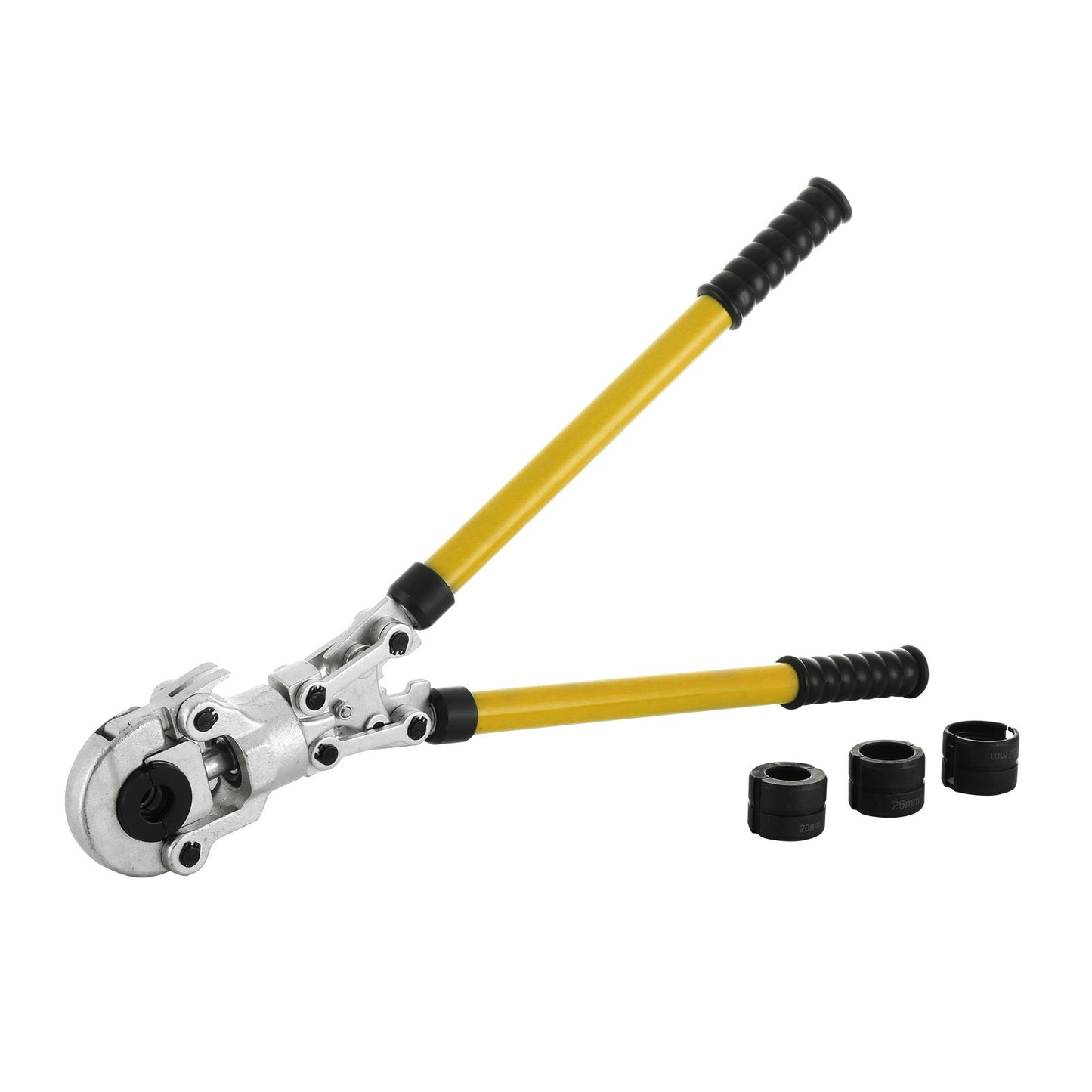 Rohrpresszangen-Set mit 6-teiligem Werkzeug, PEX-Presszange ø16 - 32 mm für Verbundrohre, PEX-Al-PEX-Aluminium-Verbundrohre