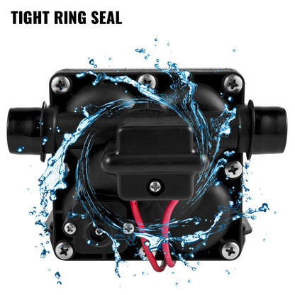 Frischwasserpumpe, 12 V selbstansaugende Sprühpumpe, 11 l/min (3 GPM), Wohnmobil-Wasserpumpe mit Druckschalter, 3,8 bar (55 PSI), selbstansaugende Wasserpumpe, abnehmbares Sieb, 12-V-Membranpumpe, für Wohnmobile, Camper, Boote und Rasenflächen