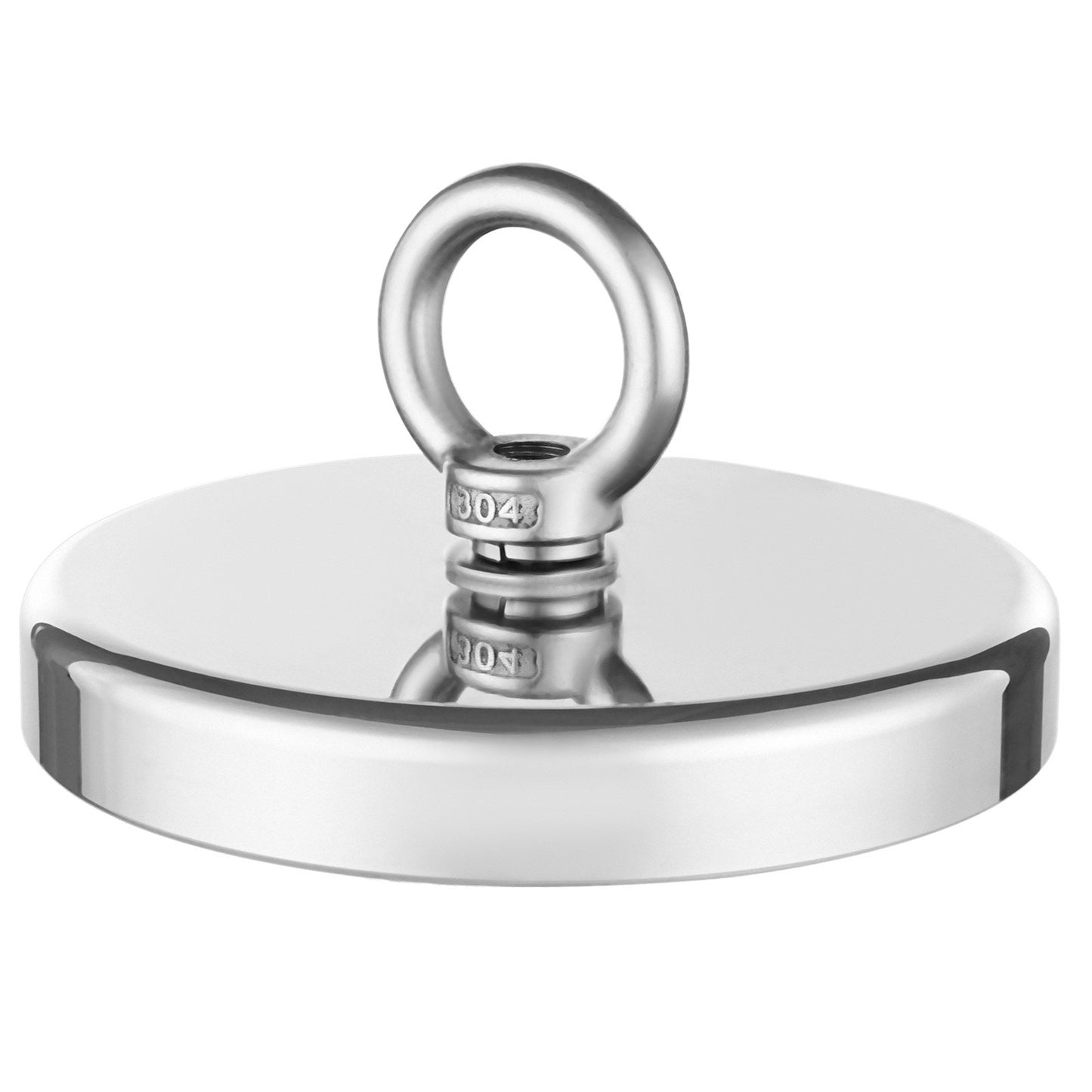 Magnet Fishing Kit, 1300 LBS/590 Kg Single-Sided Pulling Force Strong Magnet Fishing Kit, Rare Earth Neodymium Magnetic Fishing Kit Includes Grappling Hook, Heavy Duty Rope, Gloves and Eyebolt