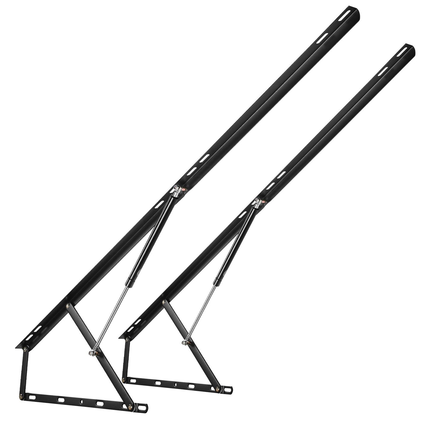 Bettlift, kompatible Bettgröße 59 x 79 Zoll, Tragkraft 265 lbs, DIY-Wandbett-Mechanik-Set Vertikal Deluxe, pneumatische Hebel-Hochleistungs-Bettstütze, klappbares Wandbett für Gästezimmer