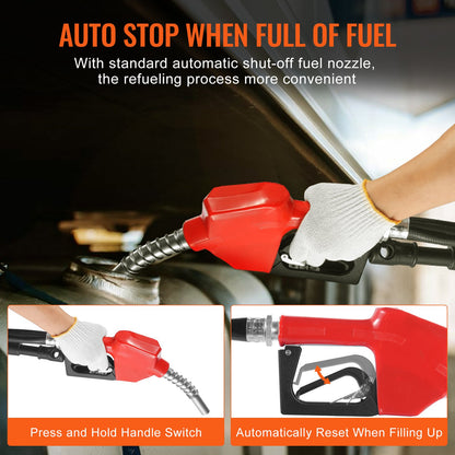 Hochdruckpumpe 12V 10 GPM 1/4 HK Dieselpumpe mit automatischer Bremspumpe