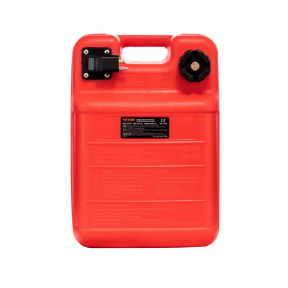 Marine Tank, 6.34-Gallon/24-L Marine Portable Tank Outboard Marine Boat Transfer Tank with 9.8ft Hose, Gauge for Outboard Engine Boats, Yacht, Fishing Boat, Deck Boat, Red