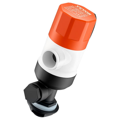 Lebendköderpumpe für Boote, 12 V, 32 l/min (500 GPH), gerade Belüfterpumpe mit zwei Einlässen, ABA-Gehäuse und abnehmbarer Motorkartusche, korrosionsbeständige Lebendköder-/Köderbehälterpumpe für Süß- und Salzwasser