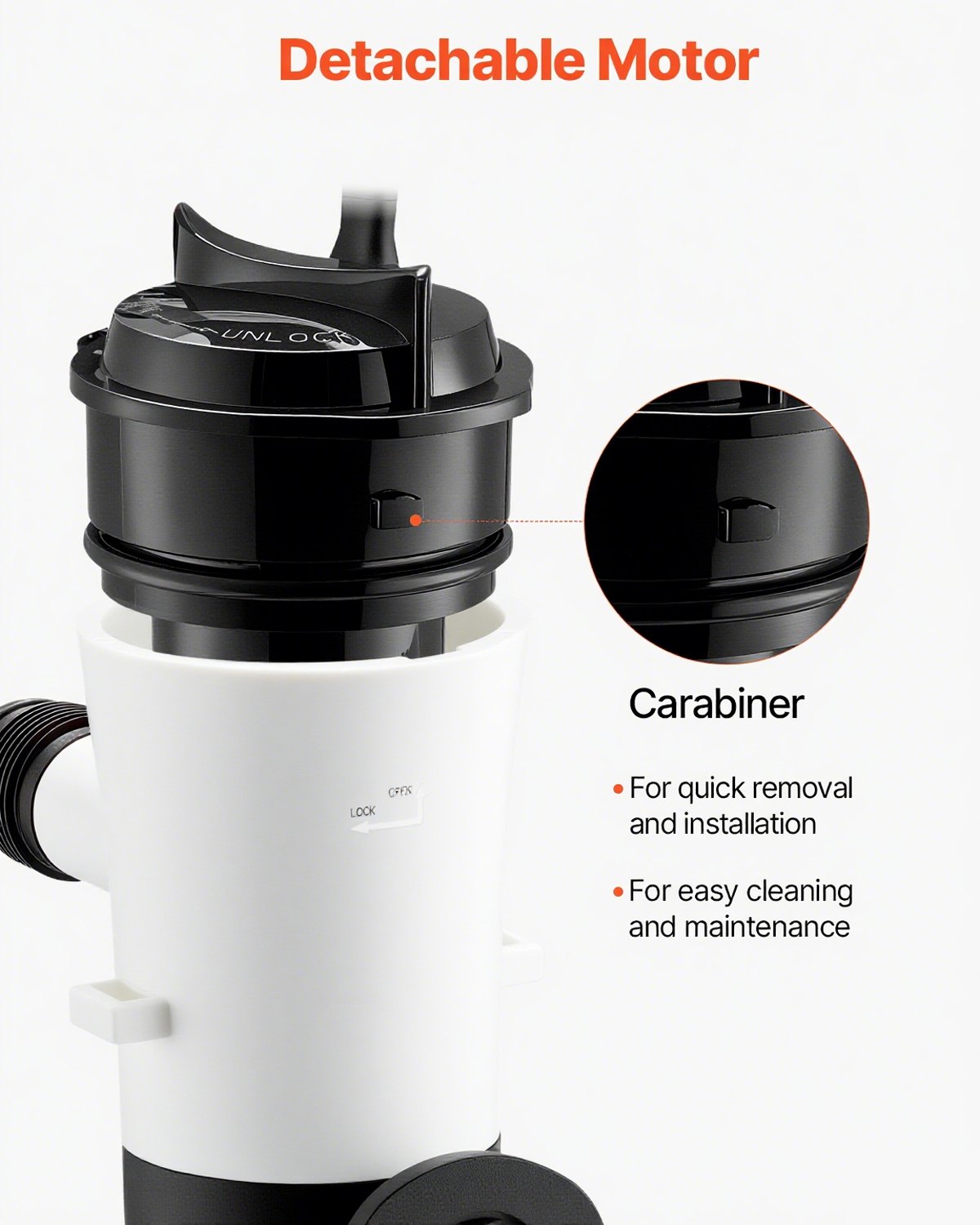 Lebendköderpumpe für Boote, 12 V, 50 l/min (800 GPH), Belüfterpumpe mit abnehmbarem Motor, 90°-Köderpumpen für Boote, korrosionsbeständige Tauchbelüfterpumpe, für Süß- und Salzwasser